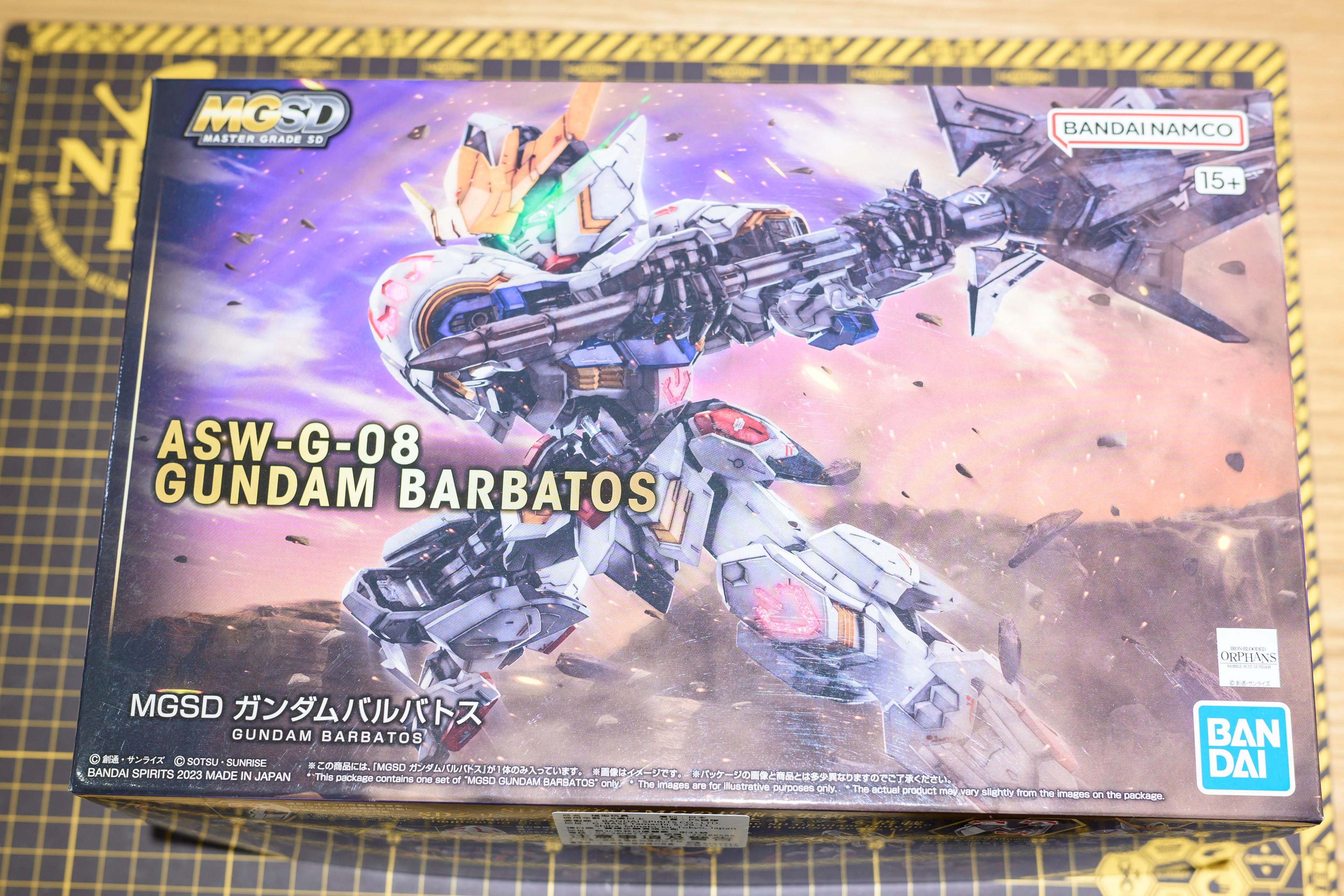 BANDAI MGSD GUNDAM BARBATOS 獵魔鋼彈模型