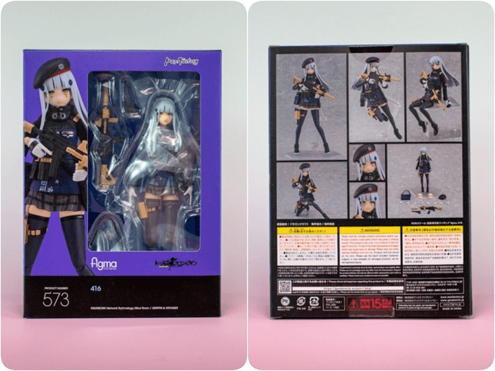 【Figma】No.573 少女前線 HK416 - 玩具模型 外盒